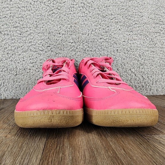 Adidas Samba Classic Womens Size 6.5‎ Sneakers Pink Purple Casual Shoes - Picture 2 of 10